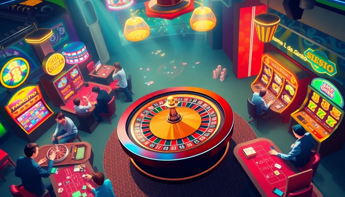 Explore the thrill of new88 đăng nhập at a vibrant casino table with players betting on roulette.